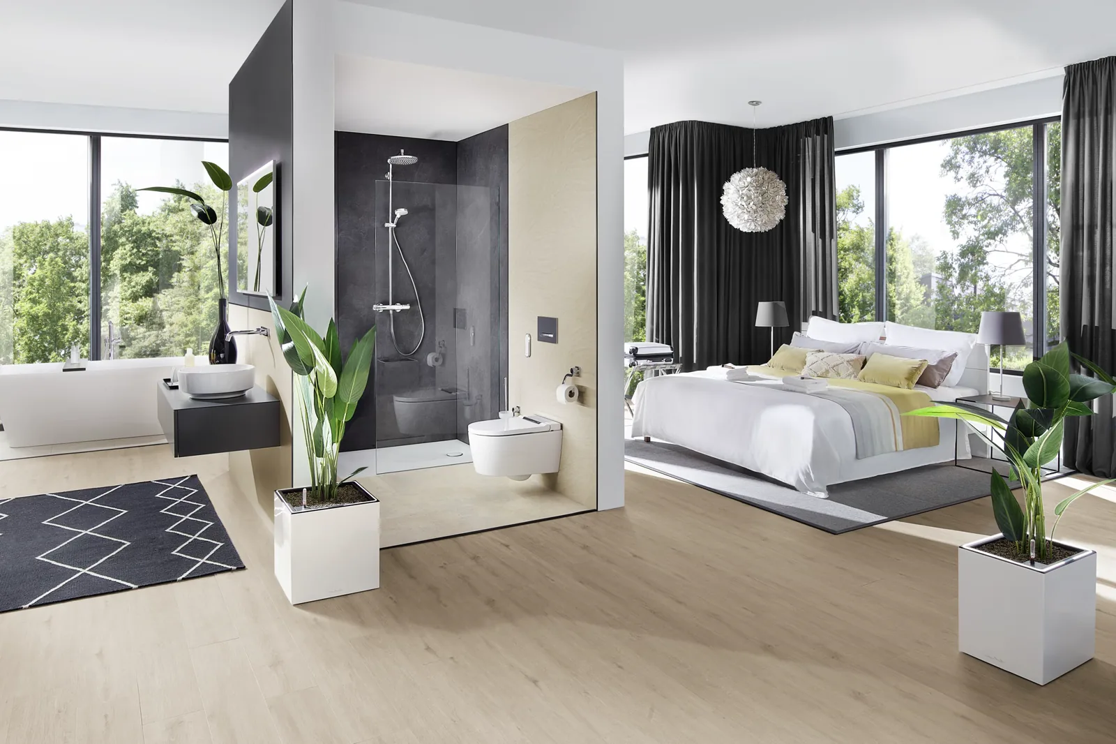 Geberit AquaClean Sela Dusch-WC im Badezimmer